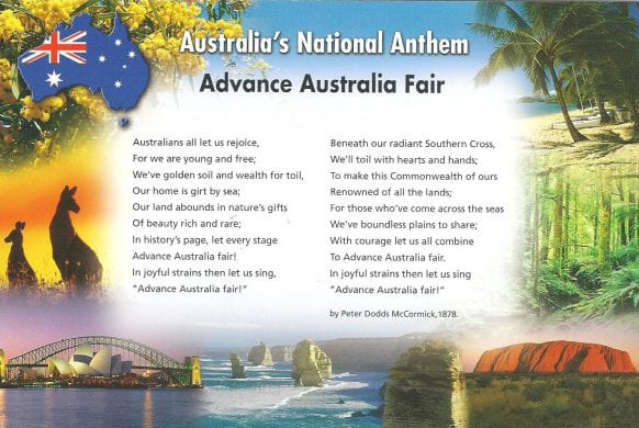Biểu tượng của Úc qua quốc ca