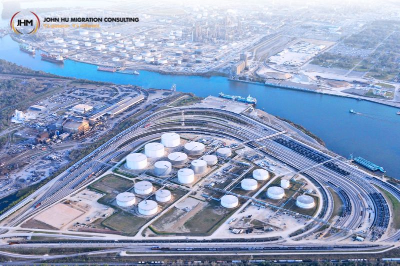 Trạm dự trữ và vận chuyển dầu khí Jefferson Terminal (Giai đoạn 1 & 2)_John Hu Migration
