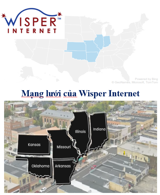 Vị trí dự án Wisper Internet_John Hu Migration