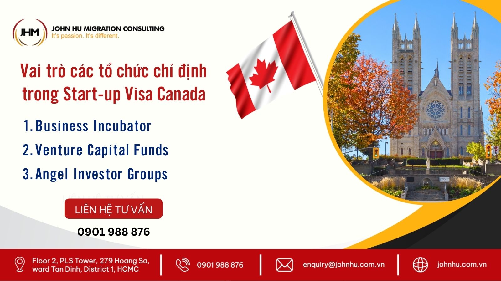 Hiểu rõ vai trò các tổ chức chỉ định trong Start-up Visa Canada Business Incubator, Venture Capital Funds, Angel Investor Groups_John Hu Migration